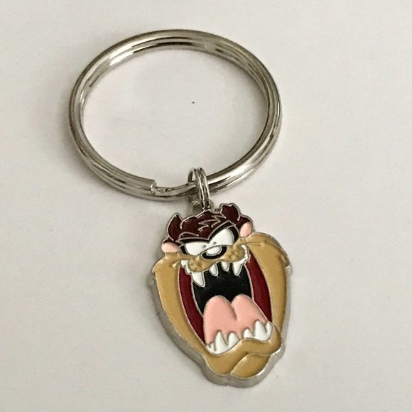 Taz Tasmanian Devil Charm Keychain Warner Bros. - Picture 3 of 8